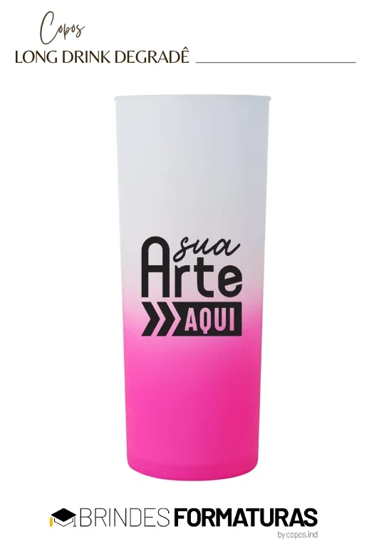 Copo Long Drink Degrad&ecirc;