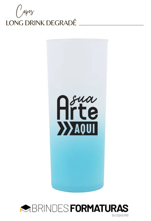 Copo Long Drink Degrad&ecirc;